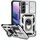 Per Samsung Galaxy S22 5G Sliding CAMSHIELD Holder Holder Case (Argento)
