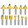 12 PZ / Set Lavorazione del legno Incisione Trimmer Trimmer utensile da taglio, modello: 8 Maniglie senza scatola di legno 12 PZ / Set Lavorazione del legno Incisione Trimmer Trimmer utensile da taglio, modello: 8 Maniglie senza scatola di legno