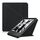 Custodia per tablet multi-pieghevole in pelle per KOBO Libra2 2021 (nera)
