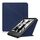 Custodia per tablet multi-pieghevole in pelle per KOBO Libra2 2021 (blu scuro) Custodia per tablet multi-pieghevole in pelle per KOBO Libra2 2021 (blu scuro)