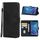 Custodia per cellulare in pelle per Asus Zenfone Max Pro ZB602KL (nero)