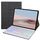 Per Microsoft Surface GO 3/2/1 SFGOS TRI-Color Tree Trema Trema Bluetooth Custodia in pelle Bluetooth (Nero + Bianco)