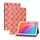 Per Huawei Matepad T 10s / godere del tablet 2 custodia del tablet di cuoio del tessuto di colore con supporto (rose rosso)