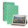 Per Amazon Kindle Fire HD8 Colour Weave Custodia in pelle con supporto (verde)