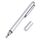 Penna stilo capacitivo per dischi in silicone universale (argento)
