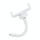 Pulluz Porta a clip flessibile con base di serraggio (bianco)