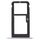 Vassoio della scheda SIM + vassoio della scheda micro SD per ZTE BLADE Z MAX Z982 (argento)