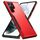 Per Samsung Galaxy S22 Ultra 5G Pioneer Armor Heavy Duty PC + Custodia per telefono TPU (nero rosso)