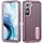 Per Samsung Galaxy S22 + 5G 3 in 1 custodia robusta del supporto robusta (viola + rosa) Per Samsung Galaxy S22 + 5G 3 in 1 custodia robusta del supporto robusta (viola + rosa)