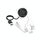 Per Huawei Watch GT2 Pro Base in metallo magnetico a rotazione (argento)