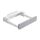 Scaffale per lavabo retrattile senza punzonatura low wc senza memoria (grigio bianco) Scaffale per lavabo retrattile senza punzonatura low wc senza memoria (grigio bianco)