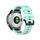 Banda di orologi in silicone a due colori a rilascio rapido da 22 mm per Garmin Fenix 7 / Epix (Teal Grey)