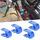 2 paia Ammortizzatore di ammortizzatore Estensione dell'altezza per motociclo scooter, Dimensioni: Piccolo (Blu) 2 paia Ammortizzatore di ammortizzatore Estensione dell'altezza per motociclo scooter, Dimensioni: Piccolo (Blu)