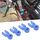 2 paia Ammortizzatore di ammortizzatore Estensione dell'altezza per motociclista scooter, Dimensioni: grande (blu) 2 paia Ammortizzatore di ammortizzatore Estensione dell'altezza per motociclista scooter, Dimensioni: grande (blu)