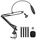 Staffa Gimbal per microfono condensatore a condensatore a condensatore