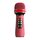 WS898 Microfono Bluetooth wireless live con funzione audio (rosso)
