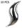 10 pz 24 pollici a forma di palloncino a forma di pesce tail di pesce ondulato Balloon Balloon Balloon Balloon Balloon (Argento)