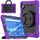 Per Lenovo M10 Plus X606F Silicone + Portablocco PC Tablet Case (viola + nero) Per Lenovo M10 Plus X606F Silicone + Portablocco PC Tablet Case (viola + nero)