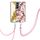 Per Samsung Galaxy S22 + 5G Flowers Boys Series Custodia per telefono TPU con cordino (rosa Gardenia) Per Samsung Galaxy S22 + 5G Flowers Boys Series Custodia per telefono TPU con cordino (rosa Gardenia)