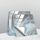 20 pezzi 10cm PVC Crystal Crystal Crystal Pellicola Geometric Pattern Mattonelle Adesivo murale (TS242)