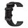 Per Huawei Watch 2 20 mm in fibra di carbonio Strisce Strisce (nero)