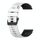 Per Garmin Instinct 22mm Silicone Mixing Color Watch Strap (Bianco + Nero) Per Garmin Instinct 22mm Silicone Mixing Color Watch Strap (Bianco + Nero)