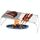 Campeggio all'aperto Conveniente pieghevole in acciaio inox barbecue in acciaio inox