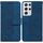 Per Samsung Galaxy S21 Ultra 5G Custodia in pelle geometrica geometrica (blu) Per Samsung Galaxy S21 Ultra 5G Custodia in pelle geometrica geometrica (blu)