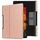 Per Lenovo Yoga Smart Tab Custodia in pelle con struttura a ribaltamento orizzontale con struttura a due pieghe (oro rosa) Per Lenovo Yoga Smart Tab Custodia in pelle con struttura a ribaltamento orizzontale con struttura a due pieghe (oro rosa)