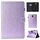 Per Galaxy Tab A 10.5 T590 Custodia in pelle con flip orizzontale in polvere glitterata con supporto e slot per schede (viola) Per Galaxy Tab A 10.5 T590 Custodia in pelle con flip orizzontale in polvere glitterata con supporto e slot per schede (viola)