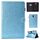 Per Galaxy Tab A 10.5 T590 Custodia in pelle con flip orizzontale in polvere glitterata verniciata con supporto e slot per schede (blu) Per Galaxy Tab A 10.5 T590 Custodia in pelle con flip orizzontale in polvere glitterata verniciata con supporto e slot per schede (blu)