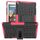Per Amazon Kindle Fire HD 10 2019 Tyre Texture TPU + Custodia antiurto per PC con supporto (rosa) Per Amazon Kindle Fire HD 10 2019 Tyre Texture TPU + Custodia antiurto per PC con supporto (rosa)