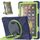 Custodia protettiva in silicone + PC con supporto e tracolla per Amazon Kindle Fire HD 10 2021 (blu navy + lime) Custodia protettiva in silicone + PC con supporto e tracolla per Amazon Kindle Fire HD 10 2021 (blu navy + lime)