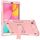 Per Samsung Galaxy Tab A 10.1 (2019) Custodia protettiva antiurto in silicone + PC con supporto (oro rosa) Per Samsung Galaxy Tab A 10.1 (2019) Custodia protettiva antiurto in silicone + PC con supporto (oro rosa)