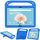 Per Lenovo M10 FHD REL TB-X605FC / TB-X605LC Maniglia portatile EVA antiurto antiurto anti-caduta custodia protettiva con triangolo (blu) Per Lenovo M10 FHD REL TB-X605FC / TB-X605LC Maniglia portatile EVA antiurto antiurto anti-caduta custodia protettiva con triangolo (blu)
