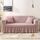 Soggiorno Stretch Copertura a copertura completa Skirt Style Sofa Cover, Dimensioni: DUBURE M 145-185CM (ROSA UNO COLORE) Soggiorno Stretch Copertura a copertura completa Skirt Style Sofa Cover, Dimensioni: DUBURE M 145-185CM (ROSA UNO COLORE)