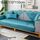 Pattern di piume Summer Ice Seta antiscivolo Piena copertura del divano copertura, Dimensioni: 110x110cm (blu) Pattern di piume Summer Ice Seta antiscivolo Piena copertura del divano copertura, Dimensioni: 110x110cm (blu)