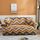 Doppio sedile Soggiorno Four Seasons Elastic Copertura completa Sofà antiscivolo Copertura, Dimensioni: 145 x 185 cm (onda)