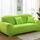 Four Seasons Solid Color Elastic Foull Coverage Cover antiscivolo Cover (verde)