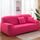 Four Seasons Solid Color Elastic Coverage Pieno Copertura antiscivolo Cover (Rose Red)