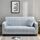 Copertura a doppio sedile coperta elastica elastica antiscivolo (grigio chiaro della nuvola) Copertura a doppio sedile coperta elastica elastica antiscivolo (grigio chiaro della nuvola)
