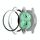 Per Samsung Galaxy Watch4 custodia protettiva per PC 40 mm con film in vetro temperato (bianco trasparente) Per Samsung Galaxy Watch4 custodia protettiva per PC 40 mm con film in vetro temperato (bianco trasparente)