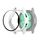Per Samsung Galaxy Watch4 custodia protettiva per PC 44 mm con film in vetro temperato (bianco) Per Samsung Galaxy Watch4 custodia protettiva per PC 44 mm con film in vetro temperato (bianco)