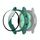 Per Samsung Galaxy Watch4 custodia protettiva PC 44 mm con film in vetro temperato (verde) Per Samsung Galaxy Watch4 custodia protettiva PC 44 mm con film in vetro temperato (verde)
