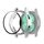 Per Samsung Galaxy Watch4 custodia protettiva per PC 44 mm con film in vetro temperato (argento) Per Samsung Galaxy Watch4 custodia protettiva per PC 44 mm con film in vetro temperato (argento)