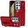 Per Samsung Galaxy S21 Ultra 5G Crazy Horse Texture antiurto antiurto TPU + custodia in pelle PU con slot per schede e supporto per cinturino da polso (rosso) Per Samsung Galaxy S21 Ultra 5G Crazy Horse Texture antiurto antiurto TPU + custodia in pelle PU con slot per schede e supporto per cinturino da polso (rosso)