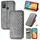 Per Alcatel 1s 2021 Griglia cubica pressata con pressatura orizzontale flip magnetico custodia in pelle PU con supporto e carte slot e portafoglio (grigio) Per Alcatel 1s 2021 Griglia cubica pressata con pressatura orizzontale flip magnetico custodia in pelle PU con supporto e carte slot e portafoglio (grigio)