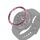 Per Samsung Galaxy Watch4 Classic 46mm Smart Watch anello di cornice in acciaio, versione E (Rosa rosa anello nero lettera) Per Samsung Galaxy Watch4 Classic 46mm Smart Watch anello di cornice in acciaio, versione E (Rosa rosa anello nero lettera)