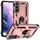Per SAMAUNG GALAXY S22 5G custodia protettiva TPU + PC antiurto con supporto rotante a 360 gradi (oro rosa) Per SAMAUNG GALAXY S22 5G custodia protettiva TPU + PC antiurto con supporto rotante a 360 gradi (oro rosa)