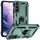 Per Samaung Galaxy S22 + 5G custodia protettiva in TPU + PC antiurto con supporto rotante a 360 gradi (verde scuro) Per Samaung Galaxy S22 + 5G custodia protettiva in TPU + PC antiurto con supporto rotante a 360 gradi (verde scuro)